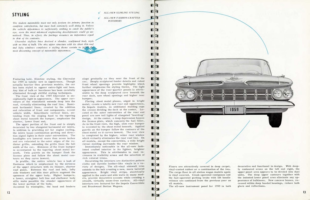 1959 Chevrolet Engineering Features Booklet Page 42